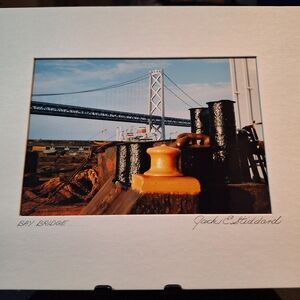 NWT - SF Pier With Oakland Bay Bridge In Distance By Jack E. Stiddard 5x7/8x10